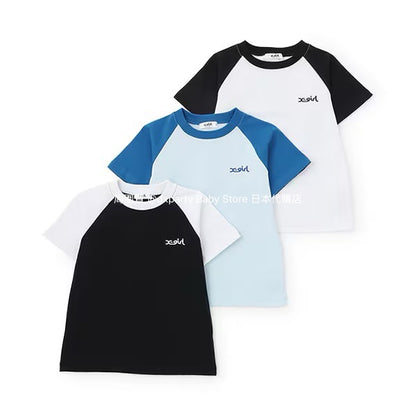 Japanese children's clothing X-girl Stages printed top 80-140cm girls summer TOPS 
