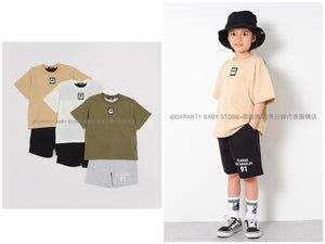 日本童裝 XLARGE KIDS 接觸冷感 休閒兩件套裝 90-140cm 男童款 夏季 TOPS PANTS