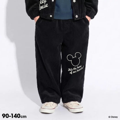 日本童裝 BDL x Disney 米奇燈芯絨長褲 90-140cm 男童款/女童款 秋季 PANTS