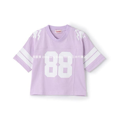 Japanese children's clothing mini #ML anti-fouling series waterproof series sports tops 90-140cm boys'/girls' summer TOPS 
