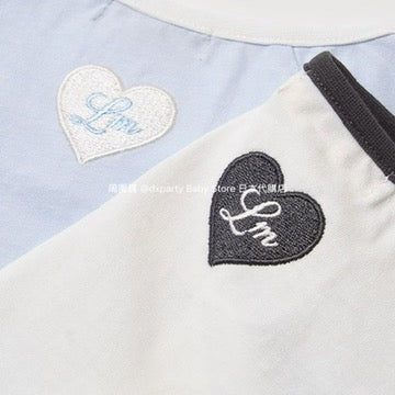 Japanese children's clothing Ly# mine bow top 100-150cm girls summer TOPS 