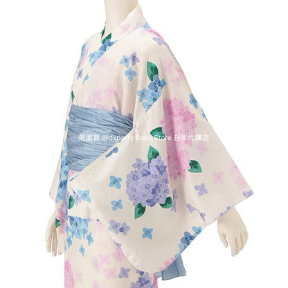 Lovetoxic 2Way Japanese Yukata Kimono 150-160cm Girls Summer Outerwear Dresses Japanese Summer Festival Special 