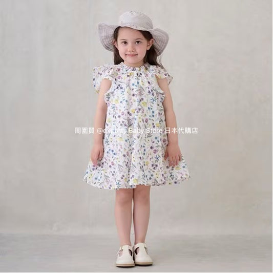 Japanese children's clothing pe#main dress 80-130cm girls summer dresses 