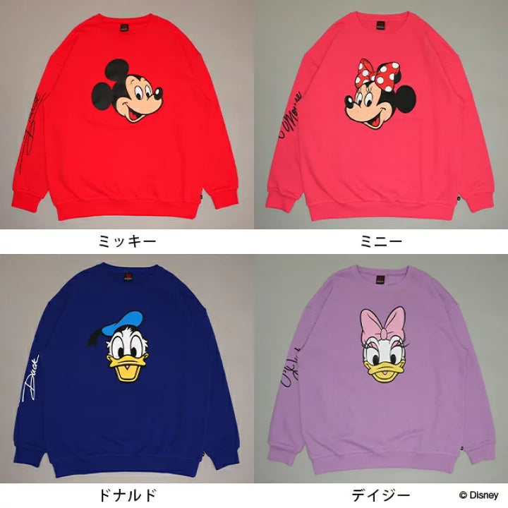 日本童裝 BDL x Disney 親子裝 印花衛衣 S-XL 大人款 秋季 TOPS 聖誕紅/新年紅
