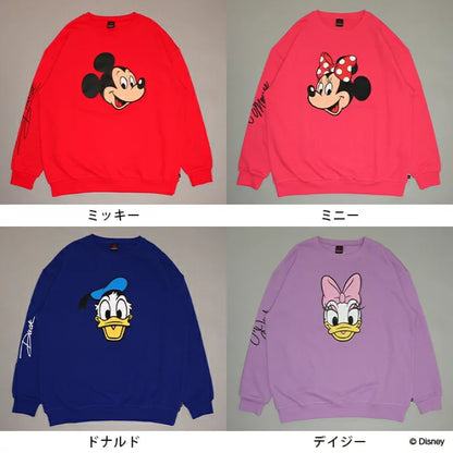 日本童裝 BDL x Disney 親子裝 印花衛衣 S-XL 大人款 秋季 TOPS 聖誕紅/新年紅