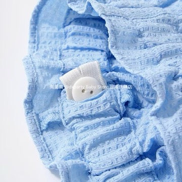 Japanese children's clothing Ly# mine ruffle pocket shorts 100-150cm girls summer PANTS 