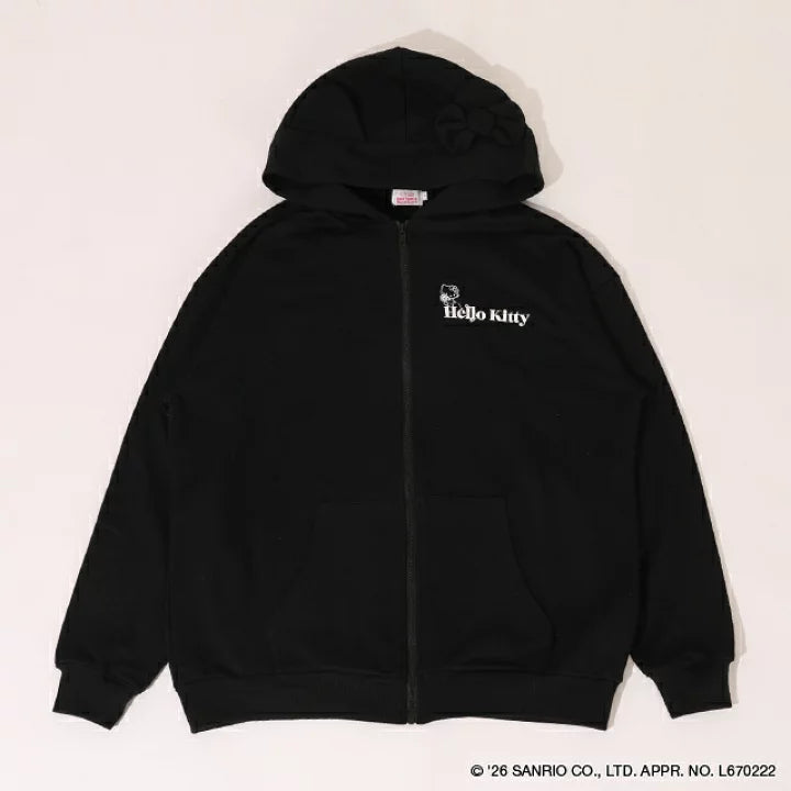 日本童裝 BDL x Sanrio 親子裝 可愛耳仔衛衣外套 Free Size 大人款 冬季 OUTERWEAR