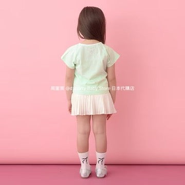 Japanese children's clothing Ly# mine bow top 100-150cm girls summer TOPS 