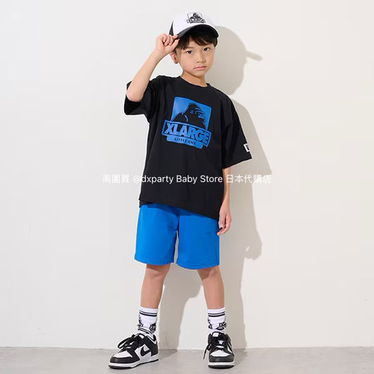 Japanese XLARGE KIDS Casual Two-Piece Suit 80-140cm Boys' Summer TOPS PANTS 