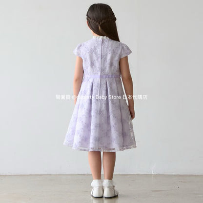Japanese children's clothing pe#main dress two-piece suit 110-130cm girls summer dress outerwear interview / banquet / performance 