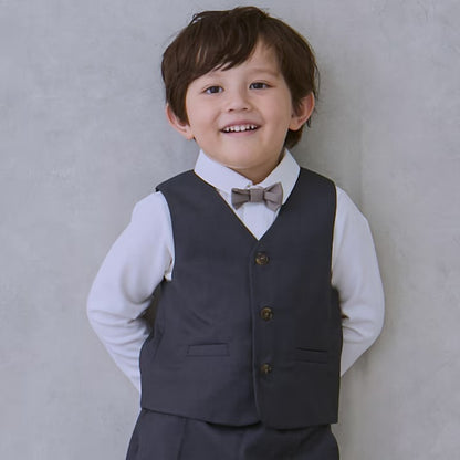 日本童裝 pe#main 西裝背心 90-130cm 男童款 冬季 TOPS 面試/宴會/表演