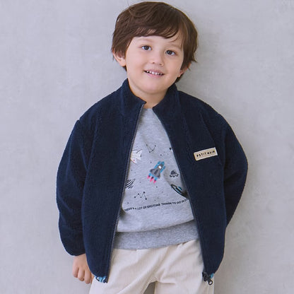 日本童裝 pe#main [防水系統] 2Way 雙面兩著 夾棉外套 80-130cm 男童款 冬季 (適合香港平均溫度、寒冷天氣）OUTERWEAR