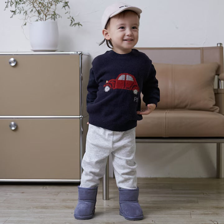 日本童裝 pe#main 【防污系列】蓬鬆緊身褲 80-110cm 男童款 冬季 PANTS