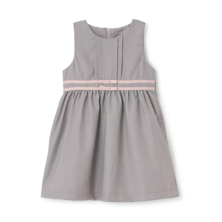 日本童裝 pe#main 蝴蝶結背心裙 90-130cm 女童款 冬季 DRESSES 面試/宴會/表演