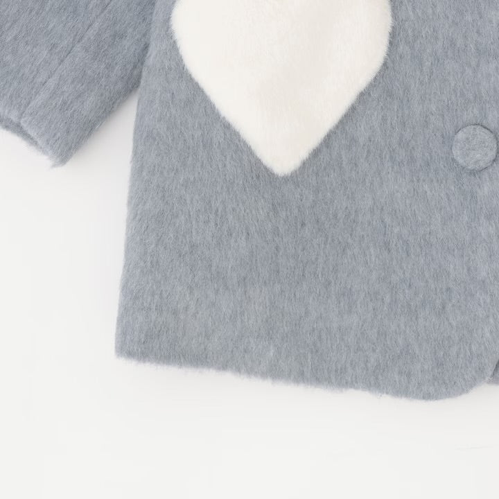 日本童裝 pe#main 毛領心型口袋外套 80-130cm 女童款 冬季 (適合香港平均溫度、寒冷天氣）OUTERWEAR