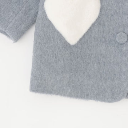 日本童裝 pe#main 毛領心型口袋外套 80-130cm 女童款 冬季 (適合香港平均溫度、寒冷天氣）OUTERWEAR