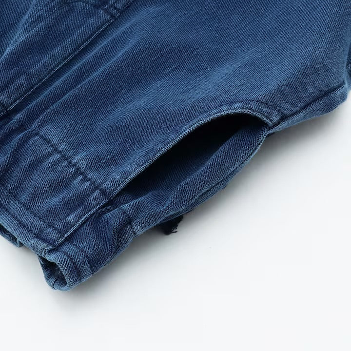 日本童裝 pe#main 【防污系列】口袋荷葉邊長褲 80-130cm 女童款 冬季 PANTS