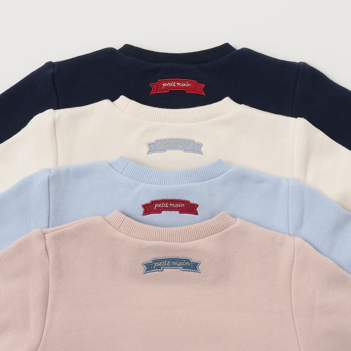 日本童裝 pe#main 貼花圖案衛衣 80-130cm 女童款 冬季 TOPS