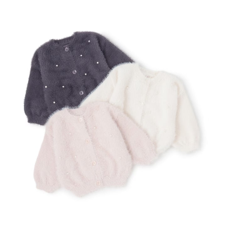 日本童裝 pe#main 毛絨針織外套 80-130cm 女童款 冬季 OUTERWEAR