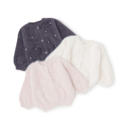 日本童裝 pe#main 毛絨針織外套 80-130cm 女童款 冬季 OUTERWEAR