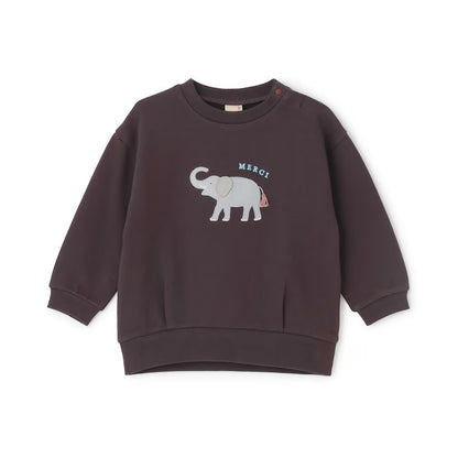 日本童裝 pe#main 動物衛衣 80-130cm 男童款 冬季 TOPS