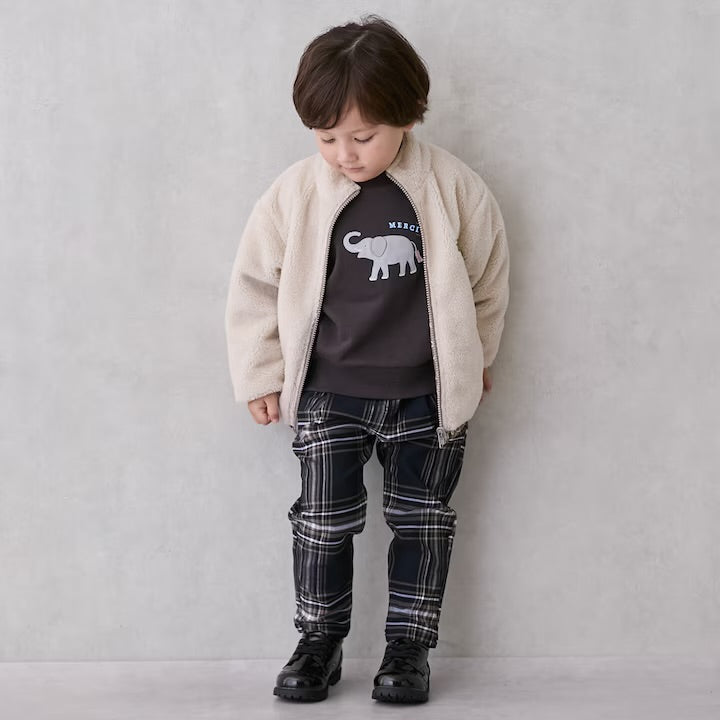 日本童裝 pe#main [防水系統] 2Way 雙面兩著 夾棉外套 80-130cm 男童款 冬季 (適合香港平均溫度、寒冷天氣）OUTERWEAR