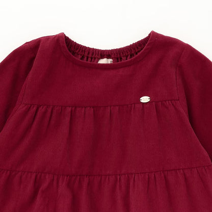 日本童裝 pe#main 燈芯絨連身裙 80-130cm 女童款 冬季 DRESSES