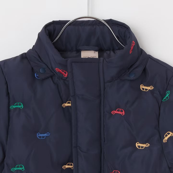 日本童裝 pe#main 刺繡絎縫夾棉外套 80-130cm 男童款 冬季 (適合香港平均溫度、寒冷天氣）OUTERWEAR