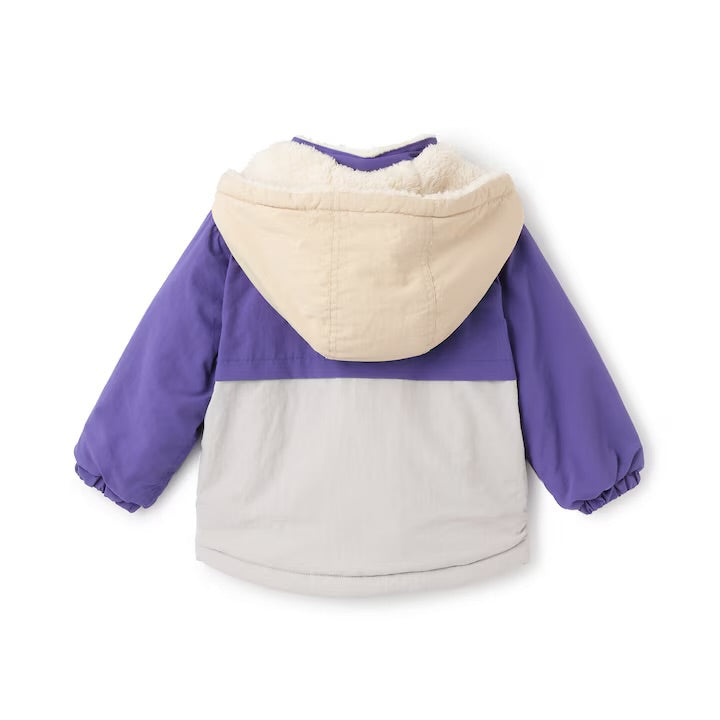 日本童裝 pe#main 2Way 雙面兩著 毛毛風褸 80-130cm 男童款 冬季 (適合初秋、香港平均溫度、寒冷天氣）OUTERWEAR