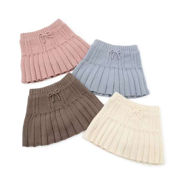 日本童裝 pe#main 針織百褶裙 80-130cm 女童款 冬季 SKIRTS