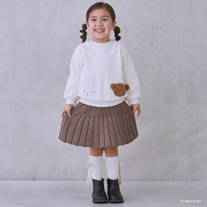 日本童裝 pe#main x miffy 毛毛圖案衛衣 80-130cm 男童款/女童款 冬季 TOPS
