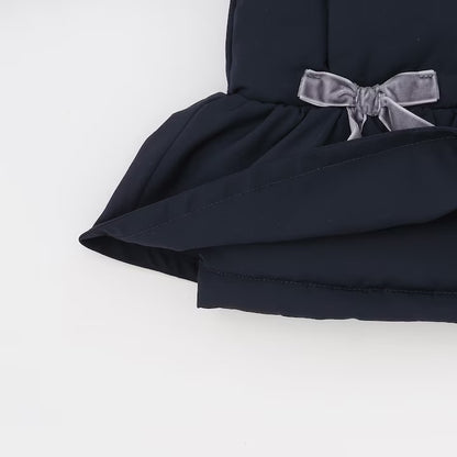 日本童裝 pe#main 荷葉邊羽絨外套 80-130cm 女童款 冬季 (適合寒冷天氣、溫度低天氣及落雪）OUTERWEAR