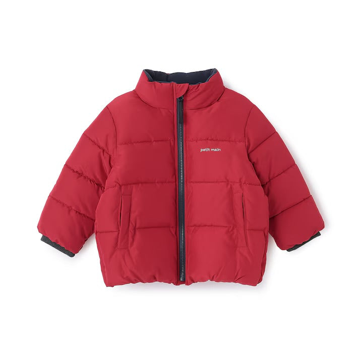 日本童裝 pe#main 防水 夾棉外套 80-130cm 男童款/女童款 冬季 (適合寒冷天氣、溫度低天氣）OUTERWEAR 聖誕紅/新年紅