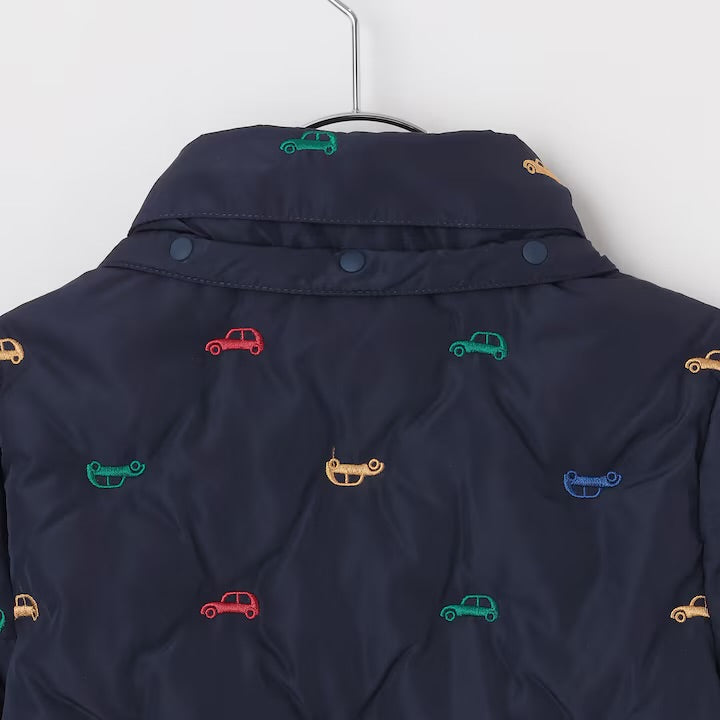 日本童裝 pe#main 刺繡絎縫夾棉外套 80-130cm 男童款 冬季 (適合香港平均溫度、寒冷天氣）OUTERWEAR