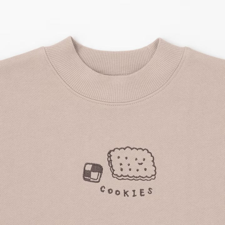 日本童裝 pe#main 抓毛刺繡衛衣 80-130cm 男童款 冬季 TOPS