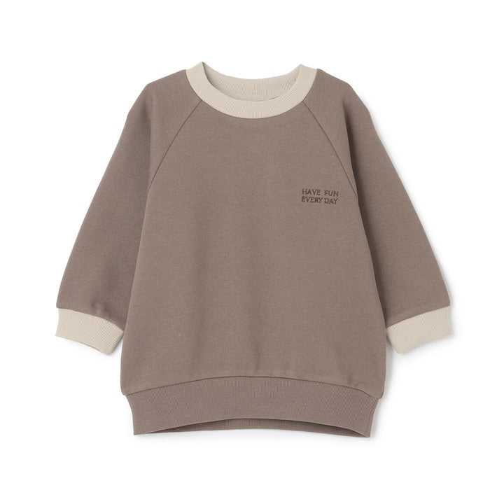 日本童裝 pe#main 抓毛領口撞色衛衣 80-130cm 男童款 冬季 TOPS