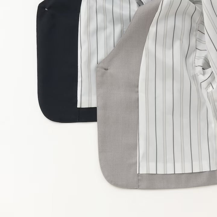 日本童裝 pe#main 無領西裝外套長褲套裝 90-130cm 男童款 冬季 OUTERWEAR PANTS 面試/宴會/表演