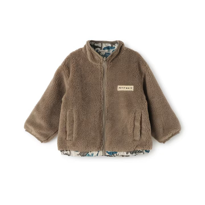 日本童裝 pe#main [防水系統] 2Way 雙面兩著 夾棉外套 80-130cm 男童款 冬季 (適合香港平均溫度、寒冷天氣）OUTERWEAR