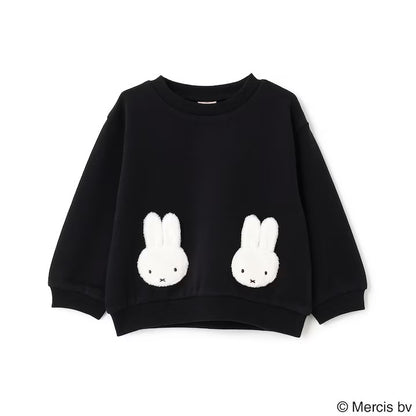 日本童裝 pe#main x miffy 毛毛圖案衛衣 80-130cm 男童款/女童款 冬季 TOPS