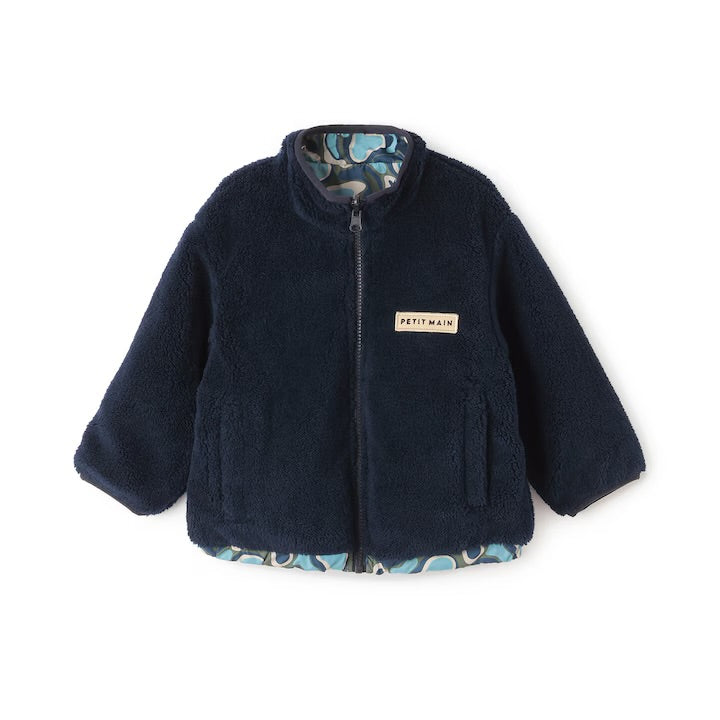 日本童裝 pe#main [防水系統] 2Way 雙面兩著 夾棉外套 80-130cm 男童款 冬季 (適合香港平均溫度、寒冷天氣）OUTERWEAR