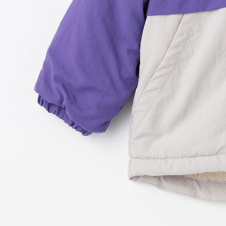 日本童裝 pe#main 2Way 雙面兩著 毛毛風褸 80-130cm 男童款 冬季 (適合初秋、香港平均溫度、寒冷天氣）OUTERWEAR