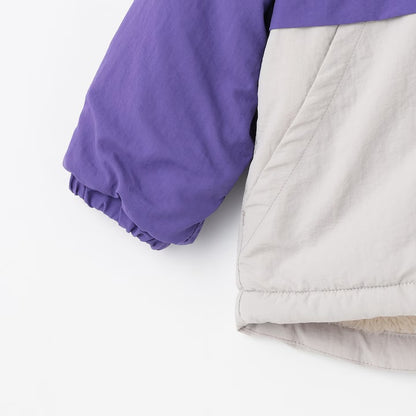 日本童裝 pe#main 2Way 雙面兩著 毛毛風褸 80-130cm 男童款 冬季 (適合初秋、香港平均溫度、寒冷天氣）OUTERWEAR