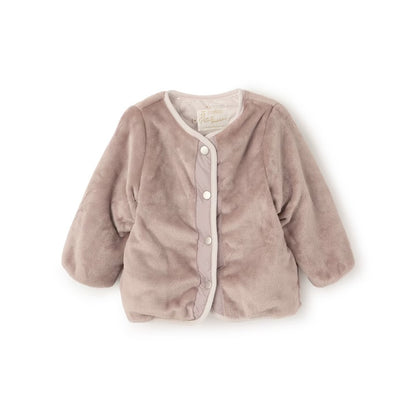 日本童裝 pe#main 2Way 雙面兩著 夾棉燙金外套 80-130cm 女童款 冬季 (適合初秋、香港平均溫度、寒冷天氣）OUTERWEAR