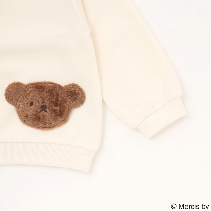 日本童裝 pe#main x miffy 毛毛圖案衛衣 80-130cm 男童款/女童款 冬季 TOPS