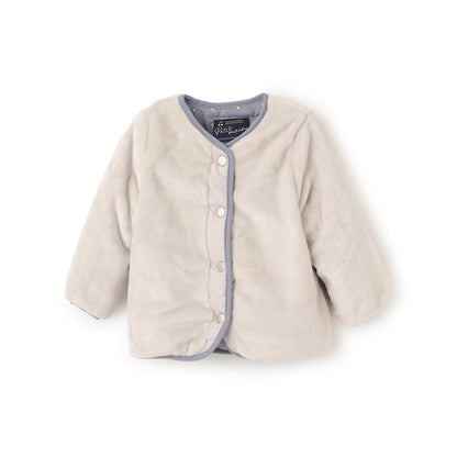 日本童裝 pe#main 2Way 雙面兩著 夾棉燙金外套 80-130cm 女童款 冬季 (適合初秋、香港平均溫度、寒冷天氣）OUTERWEAR