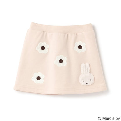 日本童裝 pe#main x miffy 毛毛圖案短裙 80-130cm 女童款 冬季 SKIRTS