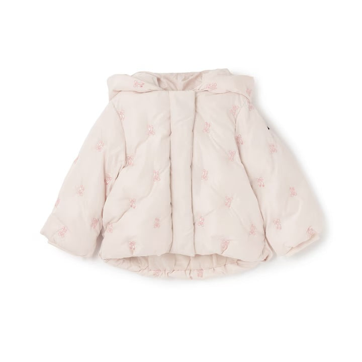 日本童裝 pe#main 刺繡圖案夾棉外套 80-130cm 女童款 冬季 (適合香港平均溫度、寒冷天氣）OUTERWEAR 