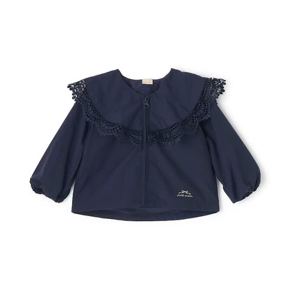 日本童裝 pe#main 荷葉邊風褸 80-130cm 女童款 冬季 TOPS