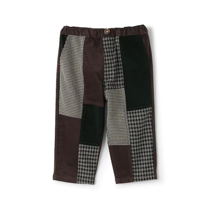 日本童裝 pe#main 拼布長褲 80-130cm 男童款 冬季 PANTS