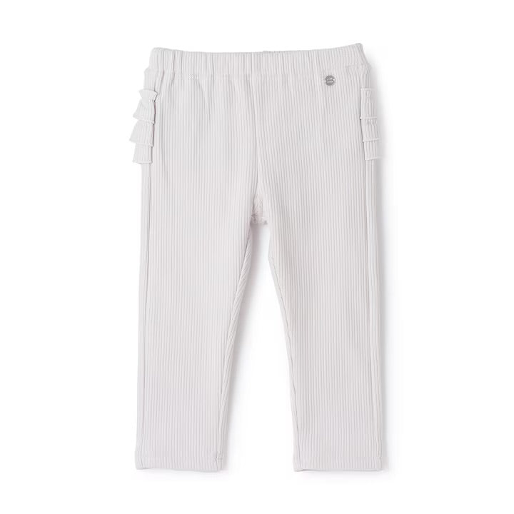 日本童裝 pe#main 抓毛荷葉邊緊身褲 80-120cm 女童款 冬季 PANTS
